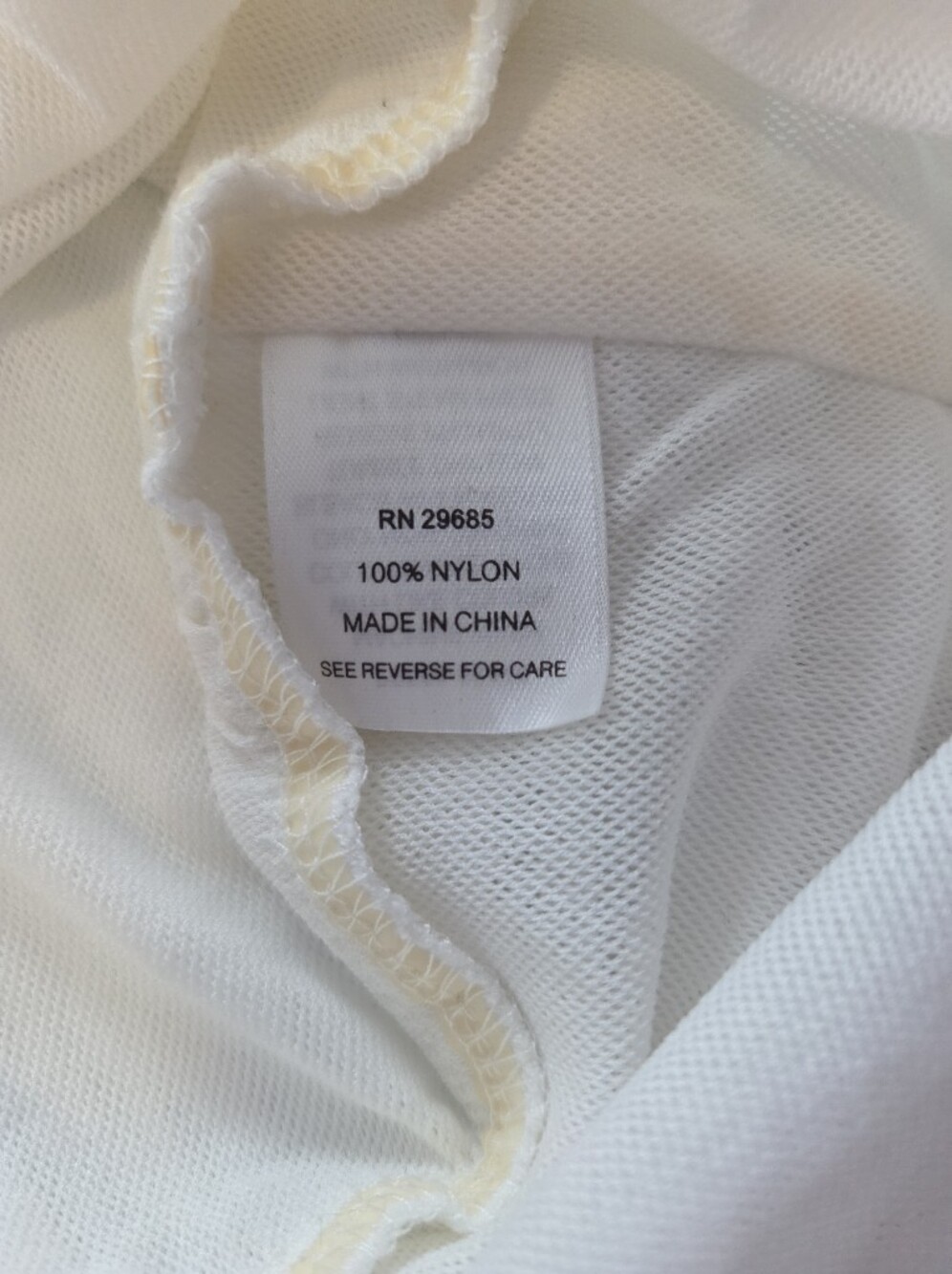NWT Pendleton Womens SP Ivory Blouse Top Ruched Waist & Wrist Cuffs V Neck Nylon - Picture 7 of 7